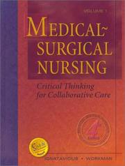 Cover of: Medical-Surgical Nursing by 