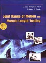 Cover of: Joint Range of Motion and Muscle Length Test