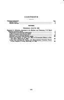 Cover of: Nomination of Benjamin L. Erdreich: hearing before the Committee on Governmental Affairs, United States Senate, One Hundred Third Congress, first session, on nomination of Benjamin L. Erdreich, to be member and chairman, U.S. Merit Systems Protection Board, June 23, 1993.