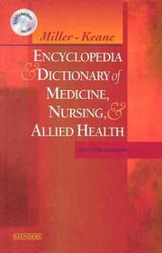 Cover of: Miller-Keane Encyclopedia & Dictionary of Medicine, Nursing & Allied Health