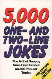 Cover of: Five Thousand One and Two Line Jokes
