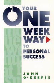 Cover of: Your One Week Way to Personal Success