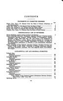 Cover of: The Hate Crimes Statistics Act: hearing before the Subcommittee on the Constitution of the Committee on the Judiciary, United States Senate, One Hundred Third Congress, second session, on the implementation and progress of the Hate Crimes Statistics Act (Public law 101-275) ... June 28, 1994.