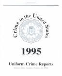Cover of: Uniform Crime Reports: Crime in the U.S., 1998 (Uniform Crime Reports: Crime in the U.S.)