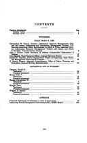 Cover of: Oversight of governmentwide travel management: hearing before the Subcommittee on Oversight of Government Management and the District of Columbia of the Committee on Governmental Affairs, United States Senate, One Hundred Fourth Congress, second session, March 8, 1996.