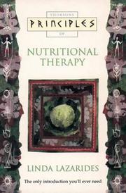 Cover of: Principles of Nutritional Therapy (Principles of ...) by Linda Lazarides