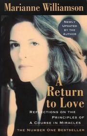 Cover of: A Return to Love by Marianne Williamson, Marianne Williamson