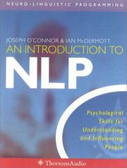 Cover of: An Introduction to NLP Neuro-Linguistic Programming  | Joseph O