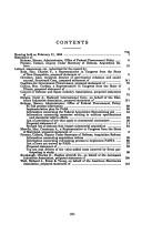 Cover of: Oversight of implementation of Federal Acquisition Streamlining Act of 1994: hearing before the Committee on Government Reform and Oversight, House of Representatives, One Hundred Fourth Congress, first session, February 21, 1995.