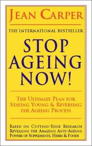 Cover of: Stop Ageing Now