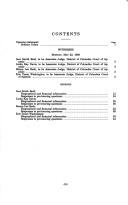 Cover of: Nominations of Inez Smith Reid, Linda Kay Davis, Ronna Lee Beck, and Eric Tyson Washington by United States. Congress. Senate. Committee on Governmental Affairs.