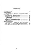 Cover of: Federal lands management and policies: oversight hearing before the Committee on Resources, House of Representatives, One Hundred Fourth Congress, second session, on the effects of federal management, control, and policies on federal forests in the western states and Alasaka [i.e. Alaska], April 18, 1996--Washington, DC.