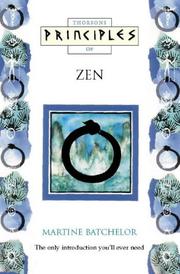 Cover of: Principles of Zen: The Only Introduction You'll Ever Need (Thorsons Principles Series)