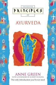 Cover of: Principles of Ayurveda