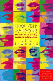 Cover of: How to Talk to Anyone by Leil Lowndes