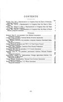 Cover of: Oversight of the North American Free Trade Agreement: hearing before the Subcommittee on General Farm Commodities of the Committee on Agriculture, House of Representatives, One Hundred Fifth Congress, first session, April 17, 1997.