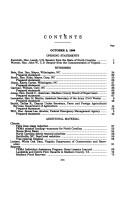 Cover of: Federal response to Hurricane Fran: hearing before the Subcommittee on Clean Air, Wetlands, Private Property, and Nuclear Safety of the Committee on Environment and Public Works, United States Senate, One Hundred Fourth Congress, second session, October 2,  1996.