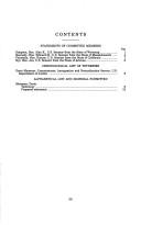 Cover of: Immigration and Naturalization Service oversight: hearing before the Subcommittee on Immigration of the Committee on the Judiciary, United States Senate, One Hundred Fourth Congress, second session, on reviewing the status of operations at the Immigration and Naturalization Service, October 2, 1996.