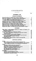 Cover of: ISTEA, reauthorizing transportation programs for six months: hearing before the Subcommittee on Transportation and Infrastructure of the Committee on Environment and Public Works, United States Senate, One Hundred Fifth Congress, first session, on the Intermodal Surface Transportation Efficiency Act of 1991 (ISTEA) ... November 4, 1997.