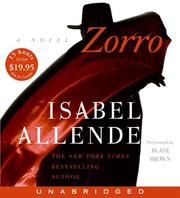 Cover of: Zorro CD Low Price by Isabel Allende, Isabel Allende