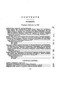 Cover of: Reauthorization of the Education of the Deaf Act: Hearing of the Committee on Labor and Human Resources, United States Senate, One Hundred Fifth Congress, ... of the Deaf Act, February 12, 1998 (S. hrg)