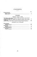 Cover of: The Comprehensive Test Ban Treaty and nuclear nonproliferation by United States. Congress. Senate. Committee on Governmental Affairs. Subcommittee on International Security, Proliferation, and Federal Services