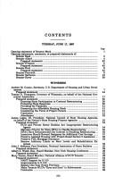 Cover of: The Multifamily Assisted Housing Reform and Affordability Act of 1997--S. 513: hearing before the Subcommittee on Housing Opportunity and Community Development of the Committee on Banking, Housing, and Urban Affairs, United States Senate, One Hundred Fifth Congress, first session, on S. 513, to reform the multifamily rental assisted housing programs of the federal government ... June 17, 1997.