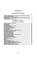 Cover of: Proliferation of child pornography on the Internet: hearing before a subcommittee of the Committee on Appropriations, United States Senate, One Hundred Fifth Congress, first session, special hearing.