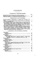 Cover of: Privacy in the digital age: encryption and mandatory access : hearing before the Subcommittee on the Constitution, Federalism, and Property Rights of the Committee on the Judiciary, United States Senate, One Hundred Fifth Congress, second session ... March 17, 1998.
