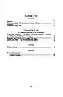 Cover of: Nomination of Thomas J. Erickson: hearing before the Committee on Agriculture, Nutrition, and Forestry, United States Senate, One Hundred Sixth Congress, first session, on the nomination of Thomas J. Erickson to be Commissioner, Commodity Futures Trading Commission, May 5, 1999.