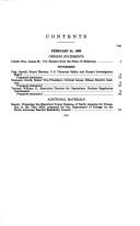 Cover of: Nuclear and chemical safety: Y2K issues : hearing before the Subcommittee on Clean Air, Wetlands, Private Property, and Nuclear Safety of the Committee on Environment and Public Works, United States Senate, One Hundred Sixth Congress, first session, February 24, 1999.