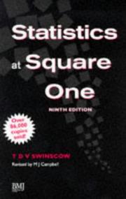Statistics at square one by T. D. V. Swinscow, Michael J. Campbell