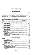 Cover of: Patent and Trademark Office building consolidation: hearing before the Subcommittee on Transportation and Infrastructure of the Committee on Environment and Public Works, United States Senate, One Hundred Fifth Congress, first session ... September 23, 1998.