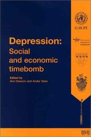 Cover of: Depression: Social and Economic Timebomb