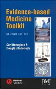 Cover of: Evidence-based medicine toolkit by Carl Heneghan