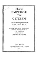From emperor to citizen by Pu Yi