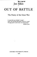 Cover of: Out of Battle : The Poetry of the Great War