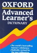 Cover of: Oxford Advanced Learner's Dictionary by A.S. Hornby