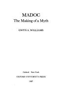 Cover of: Madoc by Williams, Gwyn A.