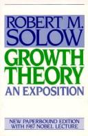 Cover of: Growth theory