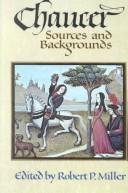 Cover of: Chaucer - Sources & Backgrounds
