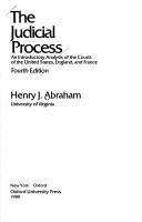 The judicial process by Henry Julian Abraham, Abraham