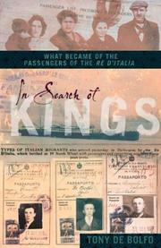 Cover of: In Search of Kings by Tony De Bolfo