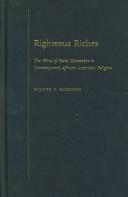 Righteous Riches by Milmon F. Harrison