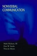 Cover of: Nonverbal Communication: Studies and Applications