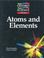 Cover of: Atoms and Elements (The Young Oxford Library of Science)