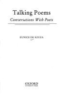 Cover of: Talking poems: conversations with poets