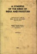 Cover of: A Synopsis of the Birds of India and Pakistan: (together with those of Nepal, Bhutan, Bangladesh, and Sri Lanka)