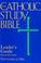 Cover of: The Catholic Study Bible: Leader's Guide