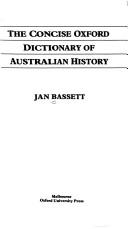 Oxford Dictionary of Australian History
